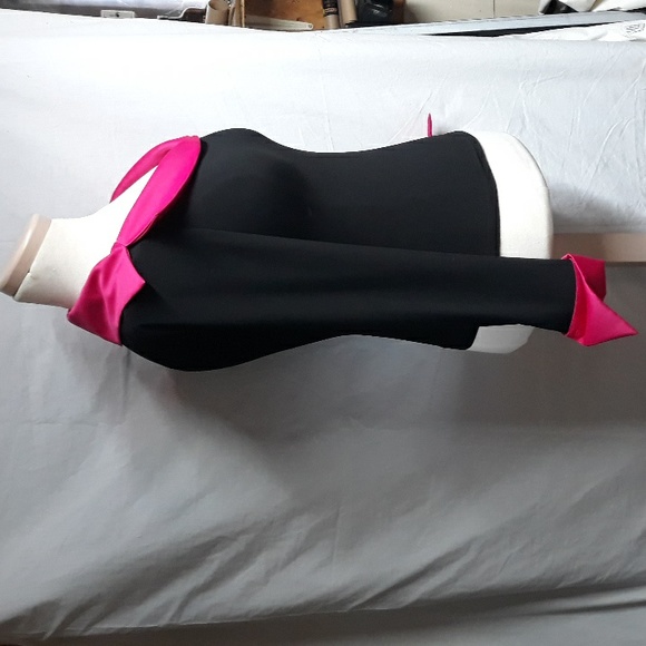 Hot Pink Big Collar Joseph Ribkoff Blouse Top - Picture 2 of 8